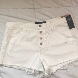 Hollister High Rise Denim Short-Shorts